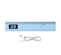 Lampe UV compacte, lampe gel portable, appareil de 10,2 cm 2 4 W avec minuterie, séchoir à matériaux authentiques, outil à ongles avec écran LED, accessoire de beauté pour la maison et les voyages