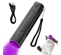 Lampe UV en bois portable 365 nm pour animal domestique, chat, chien, lampe de poche, détecteur de teigne pour chat, détecteur d'urine pour analyser la peau, les soins de la peau, les chiens, les