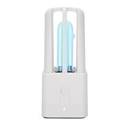 Lampe UV germicide Portable LED UV-C Désinfectant Lampe Rechargeable USB Nettoyage pour Maison Intérieur Hôtels Voyage