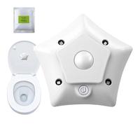 Lampe UV intelligente pour toilettes - Purificateur d'air UV automatique rechargeable - Éclairage de toilette multifonction et accessoire de nettoyage de salle de bain pour armoires et penderies