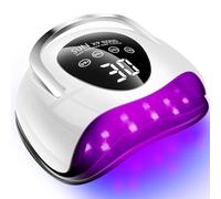 Lampe UV LED 220W pour Vernis à Ongles Gel - 57 Perles, 4 Réglages de Minuterie, Écran Tactile LCD, Capteur Automatique - Professionnelle