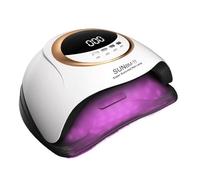 Lampe UV LED 280 W, 66 , sèche-ongles avec 4 minuteries, cabine d'éclairage professionnelle for séchage d'ongles en gel, usage salon de manucure