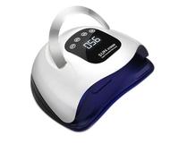 Lampe UV LED à lumière rouge 320 W avec capteur intelligent - Séchage rapide et anti-noircissement for vernis gel main, for la maison le salon(Uv nail lamp X19-MAX)