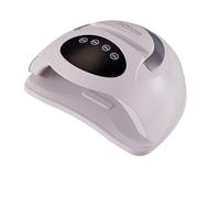 Lampe UV LED à lumière rouge 320 W avec capteur intelligent - Séchage rapide et anti-noircissement for vernis gel main, for la maison le salon(Uv nail lamp X17-MAX)