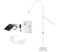 Lampe UV LED avec interrupteur silencieux - USB 6 W LED violette - Colle UV pour ongles - Séchage rapide - Pour faux cils - Variation tactile - Lampe UV pour durcissement de la colle UV - Blanc