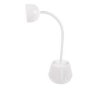 Lampe UV LED de Table pour Ongles en Gel, 24w, Col Flexible | Abs Blanc, Séchage Rapide et Sûr, Forme Originale, Usage Maison et Manucure, Style Moderne
