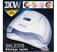 Lampe UV LED Lampe de séchage à l'huile gel 110W pour sèche-vernis à ongles SUN 5X Plus