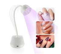 Lampe Uv Led Mini Lampe UV Sèche Ongles portable 360-degré pliable en forme lotus nail lampe Multicolore LAMPE UV DE MANUCURE