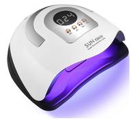 Lampe Uv Led Ongles Gel, 380W Professionnel Sèche Automatique, 81 Lumières Séchage Rapide, Grand Lcd Ecran, 4 Minuteries 10S/3[O5]