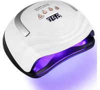 Lampe Uv Led Ongles Gel, 380w Professionnel Sèche Ongles Automatique, 81 Led Lampe, Séchage Rapide, Grand Lcd Ecran, 4 Minuteries 10s/30s/60s/99s Pour Vernis Semi Permanent, Gel Et Vernis