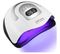 Lampe Uv Led Ongles Gel 380W, Professionnel Sèche Ongles Automatique, Séchage Rapide, 81 Led Lampe, Grand Lcd Ecran, 4 Minuter[O11]