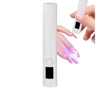 Lampe UV LED pour ongles - Lampe de manucure UV LED à séchage rapide rechargeable | Lampe de séchage des ongles avec batterie de 250 mAh, recharge de type C pour la maison, le voyage et le travail