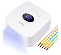 Lampe UV/LED - Rechargeable - Sans fil - Capteur infrarouge - Écran LCD - 10 heures d'autonomie