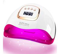 Lampe Uv Ongles 380w,Séchoir Led Professionnel Pour Vernis Gel Avec Capteur Automatique&4 Minuteries,Lampe Uv/Led Pour Maison&salon