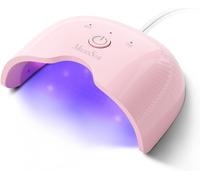 Lampe Uv Ongles Gel, Art06f Lampe De Séchage Avec 2 Minuteurs, Outil De Manucure Bureau, Séchage Rapide Pour Vernis À Ongles Gel, Accessoire De Nail Art, Idéal Pour Débutants, Rose