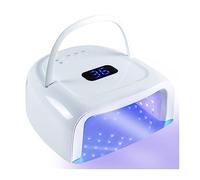 Lampe UV Ongles Gel, Lampe à ongles LED UV 60W Lampe à ongles rechargeable S20 Sèche-vernis à gel sans fil Machine à manucure Pédicure Lumière Lampe à LED UV sans fil 15600mAh , pour la maison et le s