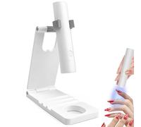 Lampe UV Ongles Gel, Lampe UV Sèche Ongles, Mini Séchoir UV, Séchoir UV portable avec support, Solidification Light de Colle pour Gel, Pour Gel Pose Americaine Ongle, Blanc