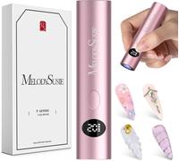 Lampe Uv Ongles Gel, Mini Rechargeable Lampe Uv Sèche Ongles À Coquille Métallique Avec 2 Minuteries, Lampe À Ongles Professionnel Avec Affichage Led À Capteur Automatique