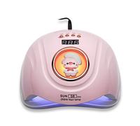 Lampe Uv Ongles Manucure 268 Watts Sun S8 Pro Strong Dual Led Rose Multicolore