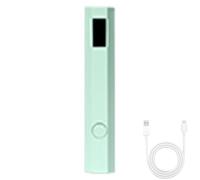 Lampe UV portable pour ongles en gel - Sèche-ongles gel portable rechargeable 10,3 x 1,9 x 1,6 cm | Lampe à ongles compacte à affichage numérique, compagnon professionnel sans fil pour perceuse à