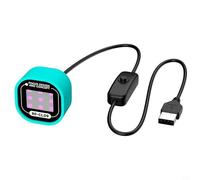 Lampe UV portable RF-CL09 avec 9 lampes UV LED pour une couverture uniforme à 360 °, pour réparation de téléphone portable et durcissement des adhésifs photosensibles, construction ABS en bleu