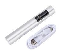 Lampe UV portative Mini lampe à gel portable rechargeable par USB Contrôle tactile sans fil à durcissement rapide Lampe à gel portative Petit sèche-ongles pour manucure à domicile (Métal Argent)