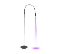 Lampe UV pour Extensions de Cils, Lampe UV LED avec Pédale, Col de Cygne Rotatif à 360°, Lampe UV pour Extensions de Cils, Technologie des Ongles (Prise UE 5W)
