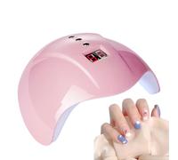Lampe UV pour gel : appareil de séchage LED professionnel, séchoir à vernis compact, fonctionnement avec capteur automatique, minuterie multiple pratique | acryliques,