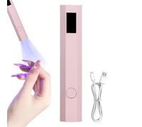 Lampe UV pour ongles d'ordinateur portable, petite lumière LED rechargeable avec 2 minuteurs, séchage rapide pour extensions d'ongles, idéale pour un usage domestique et en voyage