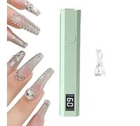 Lampe UV pour ongles en gel, lampe à vernis à ongles,Lampe gel polonais rechargeable UV LED Sèche-ongles - USB Charge Sèche-ongles Manucure Appareil de durcissement pour les magasins à domicile Salon