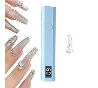 Lampe UV pour ongles en gel, lampe de vernis à ongles, lampe LED à affichage numérique Sèche-ongles LED UV - Manucure portable séchoir à ongles léger pour magasins de maison, salon de beauté
