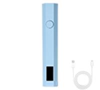 Lampe UV pour ongles en gel rechargeable - Mini lampe LED pour séchage rapide, stylo de séchage flash sans fil | Séchoir à colle portable à un doigt pour manucure, bricolage, outil de salon à domicile