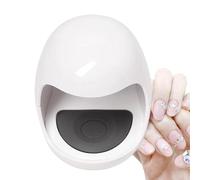 Lampe UV pour ongles : lampes LED UV portables pour séchage des ongles, lampe de vernis à ongles à un doigt, lampe UV pour nail art avec chargement USB pour vernis à gel, gel à ongles constructeur