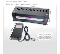 Lampe UV pour Résine Lampe de séchage UV LED 395 nm 405, colle ultraviolette sans ombre, goutte cristal, résine, encre, peinture, sérigraphie(1800W,395nm)