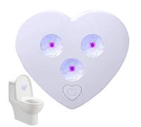 Lampe UV pour toilettes et salle de bain - Détection intelligente des | Lumière de contrôle des odeurs pour les propriétaires, les locataires, les habitants, la maison, le bureau, l'appartement