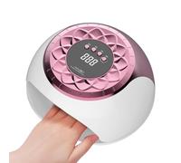 Lampe UV professionnelle à séchage rapide, lampe LED de 22,9 cm avec minuterie, séchoir à ongles compact, outil à ongles avec utilisation facile, accessoires de salon pour la maison, les femmes et les