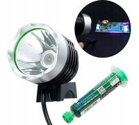 Lampe UV Rosfix 6-10W pour le durcissement des masques de soudure + masque de soudure vert en seringue