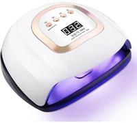 Lampe Uv Sèche Ongles 220w Lampe Uv Led Pour Ongles Professionnel Automatique 47 Led Avec Plaque Amovible Y 4 Minuterie, Capteur Infrarouge Écran Lcd Pour Vernis Semi-Permanent Gel Vernis
