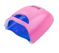 Lampe UV Sèche Ongles, Appareil de luminothérapie portable for nail art, chargement intelligent, induction, séchage rapide, lampe diamant colorée(Pink)