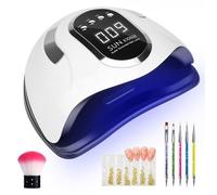 Lampe UV Sèche Ongles, Lampe à Ongles avec 66 Perles de Lampe LED, 280W LED UV Sèchoir Ongles avec 4 Minuteries 10/30/60/99S