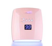 Lampe UV Sèche Ongles, Lampe à ongles rechargeable 66 W, sèche-vernis gel professionnel, machine de manucure, lampe UV LED(No handle White light)