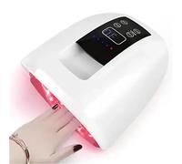 Lampe UV Sèche Ongles, Lampe à ongles rechargeable 90 W avec miroir LED for manucure acrylique(blanc)