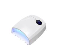 Lampe UV Sèche Ongles, Lampe UV 168 W 45 LED, 4 modes de minuterie, for vernis à ongles, sèche-ongles, pédicure, manucure, sans fil, écran LCD(blanc)