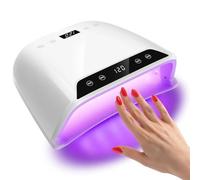 Lampe UV Sèche Ongles, Lampe UV LED 480 W for ongles, 108 LED, sèche-ongles avec lumière rouge, grand espace, 4 minuteries(Z32)