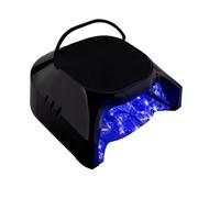Lampe UV Sèche Ongles, Lampe UV LED 86 W haute puissance avec poignée en métal, sèche-ongles portable, 4 minuteries, séchage rapide(Full black)