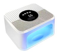 Lampe UV Sèche Ongles, Lampe UV LED professionnelle for séchage de vernis à ongles, avec 45 LED diamantées, for usage domestique et manucure.(blanc)