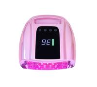 Lampe UV Sèche Ongles, Lampe UV LED rechargeable 96 W avec poignée for nail art, idéale for le séchage du vernis à ongles gel. Convient for les outils de manucure.(Pink)