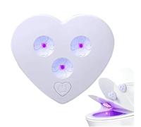 Lampe UV WC Désodorisation UVC à Détection Intelligente pour Salle de Bains | Lumière UVC pour abattant de toilette pour propriétaires locataires bureau à domicile appartement chambres d'hôtel toi
