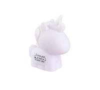 Lampe-veilleuse en forme de licorne pour enfant avec lumière rose - - ALTOBUY Blanc G