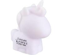 Lampe-veilleuse en forme de licorne pour enfant avec lumière rose - - ALTOBUY Blanc G